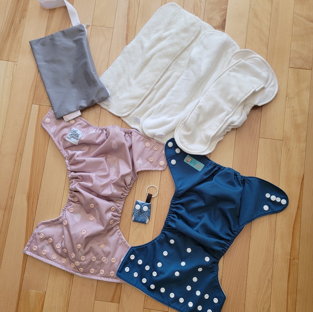 Cloth diapers and inserts LPO AlvaBaby